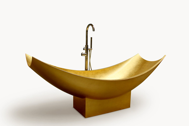 Einzigartige rautenförmige Glasfaser-Badewanne, stehende Badewanne aus Kohlefaser